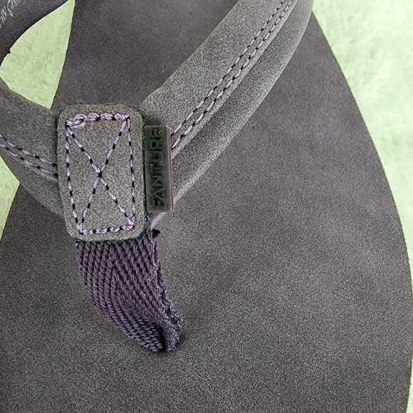 Fanture Flip-Flops Women EU41/US10 Purple Comfort Sandals Soft Fabric & Insole - Picture 3 of 9